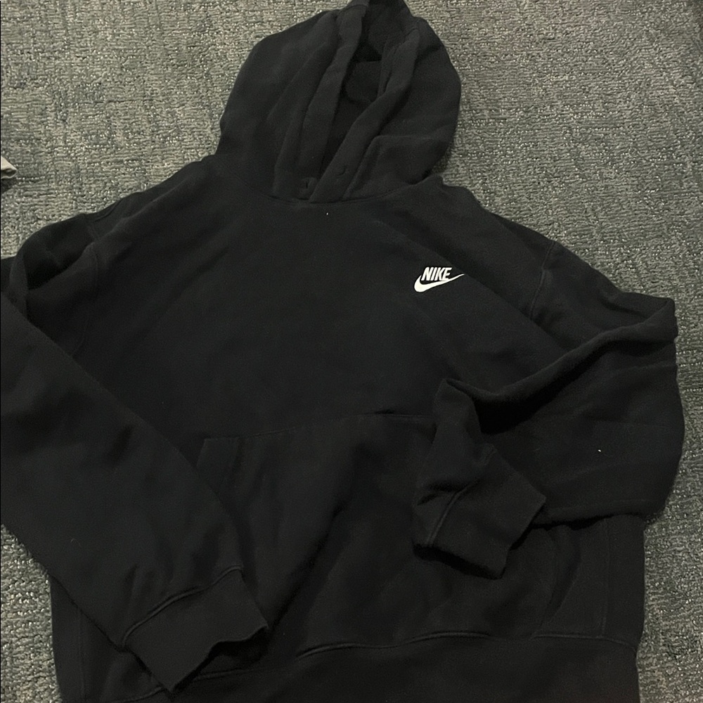 Nike Men's Dark Hoodie with Logo